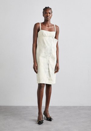 Denim dress - fantasia beige
