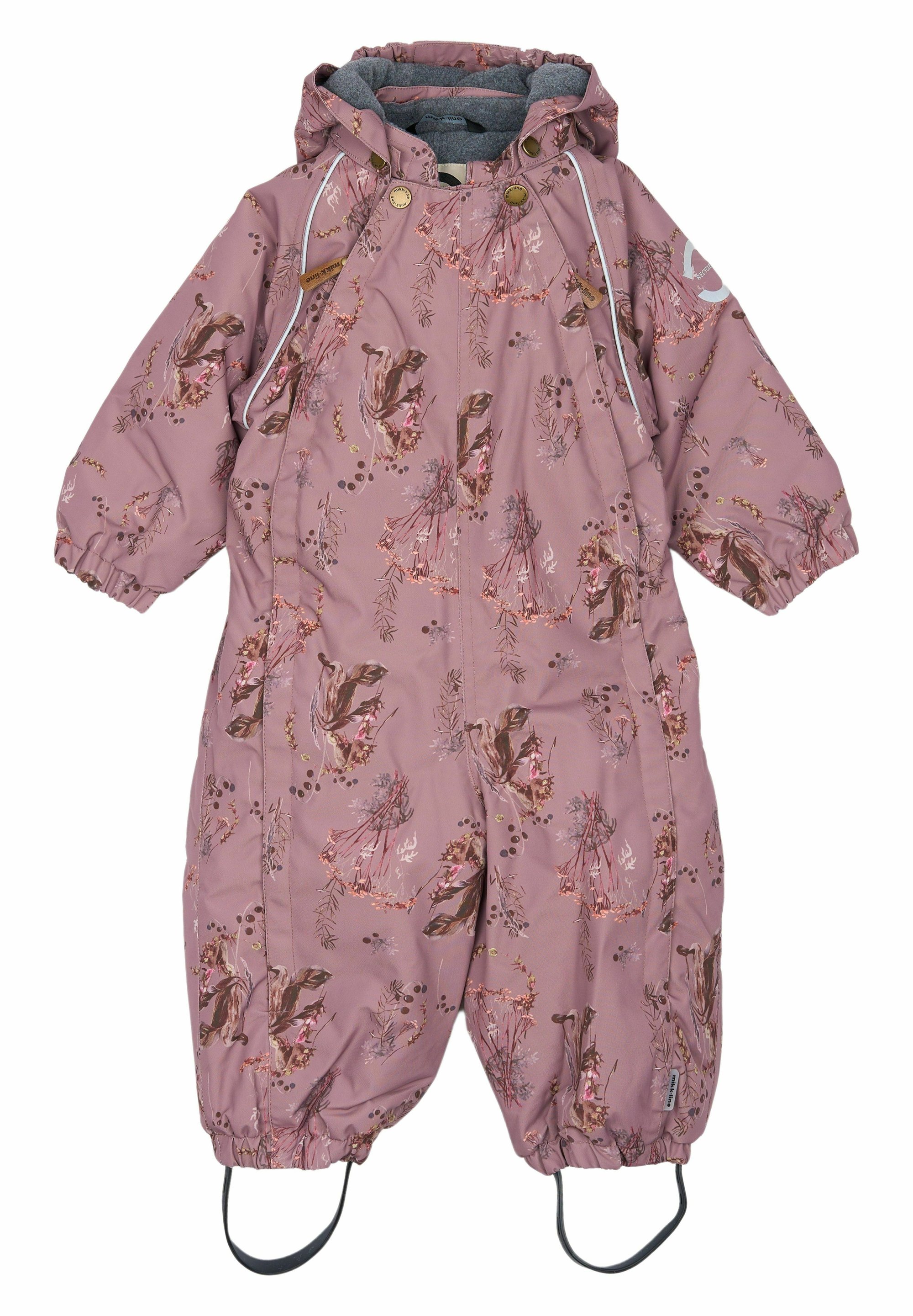 mikk-line Schneeanzug twilight mauve/mauve
