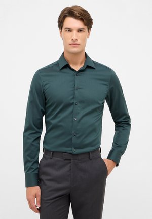 BAUMWOLLHEMD - SLIM FIT - Businesshemd - dunkelgrün