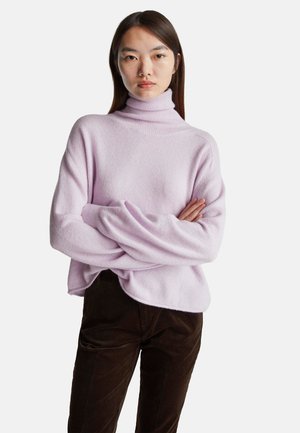 HIGH NECK - Maglione - violet