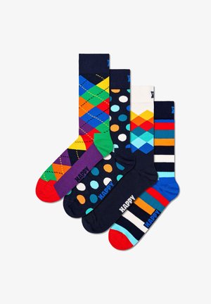 SOCKS GIFT SET UNISEX 4 PACK - Kojinės - blue