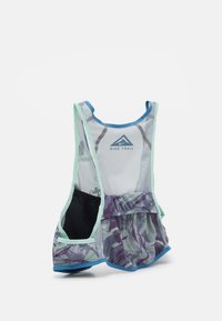 Nike Performance TRAIL VEST PRINTED UNISEX - Mochila de hidratação - wolf grey/canyon purple/mint foam/dutch blue