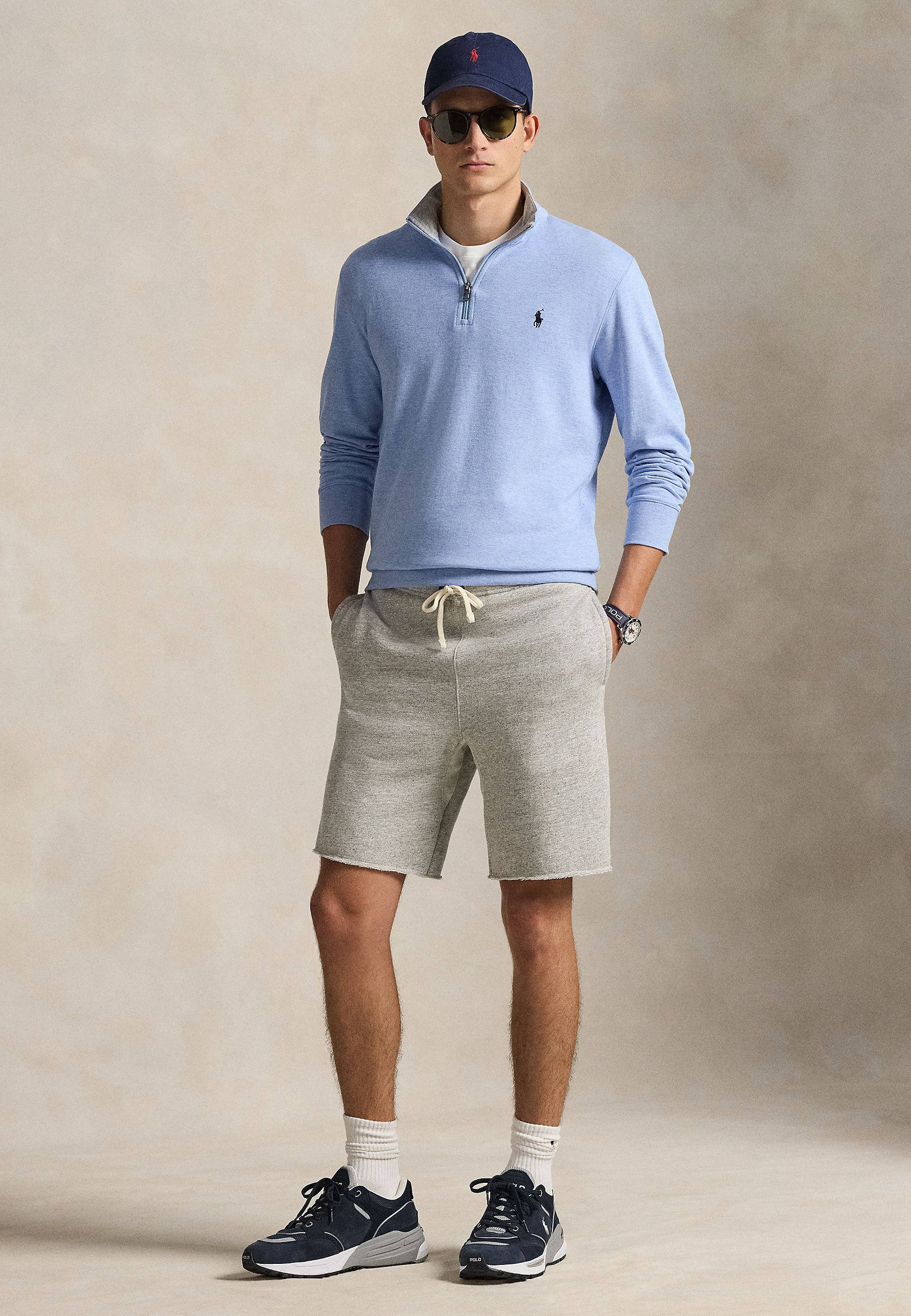 Polo Ralph Lauren LUXURY JERSEY QUARTER ZIP PULLOVER - Camisola Polo Ralph Lauren LUXURY JERSEY QUARTER ZIP PULLOVER - Camisola