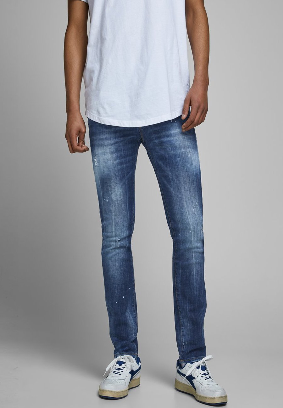 Jack \u0026 Jones SLIM FIT JEANS GLENN FOX BL 925 - Slim fit jeans - blue denim/Blauw  denim/bluedenim - Zalando.nl