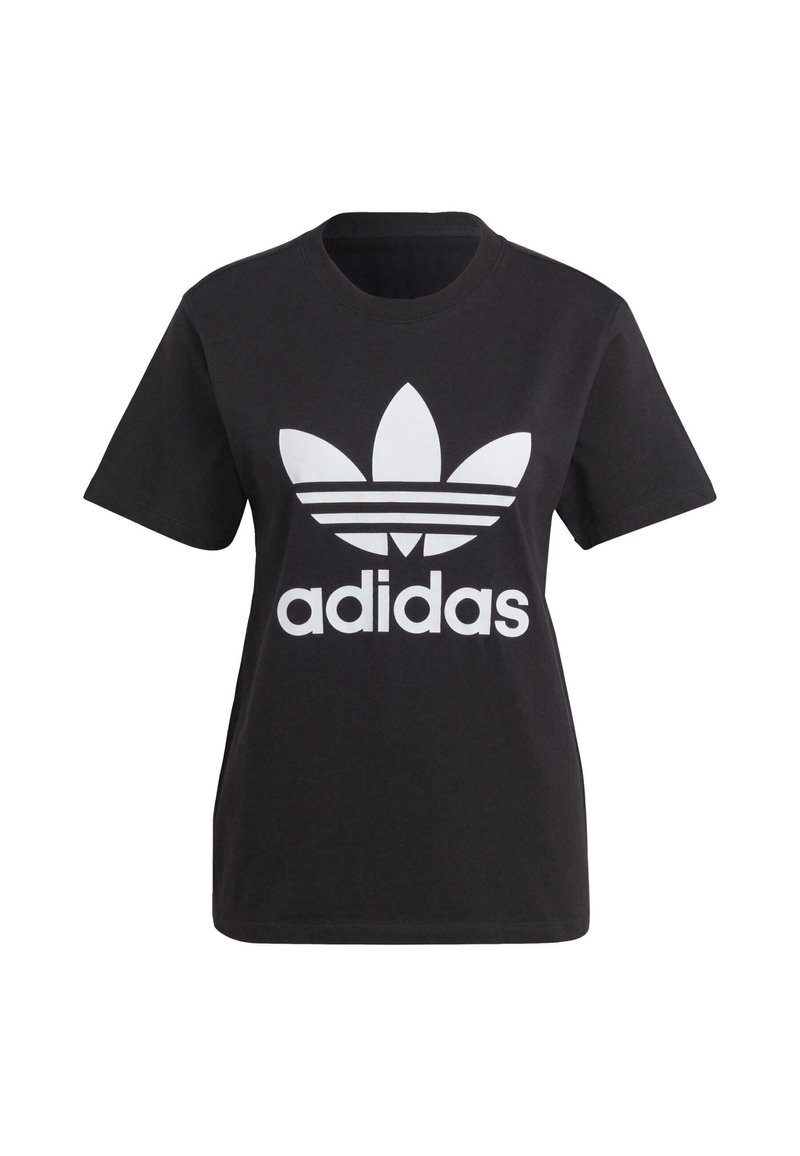 adidas Originals T-shirt print zwart adidas Originals T-shirt print zwart