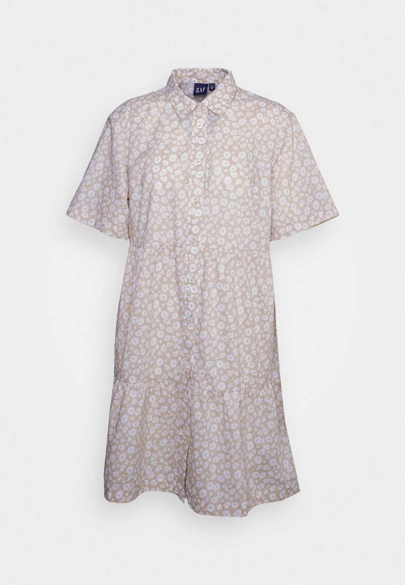GAP TIERED DRESS - Vestido camiseiro - beige