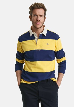 STRIPED HEAVY RUGGER - Polo - persian blue