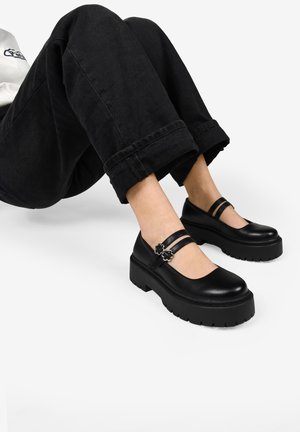 Bosanova Bailarinas con hebilla - black