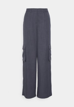 ONLY Tall, ONLFRY WIDE PANT - Παντελόνι cargo - dark grey melange