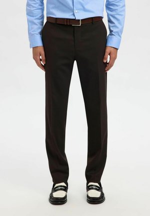 SLH-NEIL NOOS - Pantalon classique - demitasse