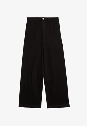 Marks & Spencer SEAMLESS WIDE LEG - Jeans baggy - black
