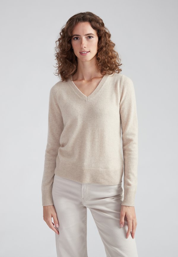 Strickpullover - sand