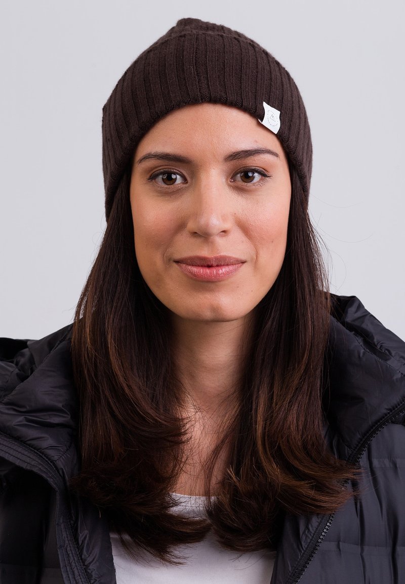 CASH-MERE UNISEX - Mütze - dunkelbraun