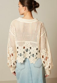 Next Strickpullover - ecru white