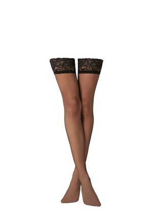 8 DEN ULTRA SHEER - Overknæstrømper - black