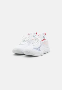 Mizuno WAVE DIMENSION - Obuća za odbojku - white/aleutian/cloud pink