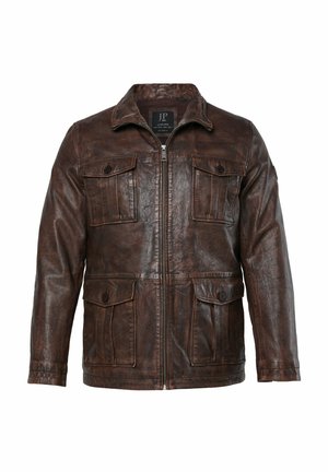 JP1880, Lederjacke - dark brown