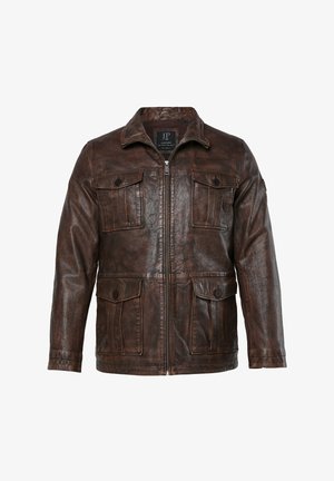 JP1880, Lederjacke - dark brown