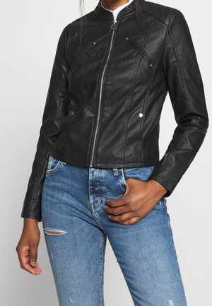 Keinonahkatakki - black