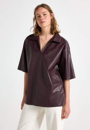 Blus - dark dusty red