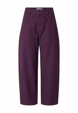 Pieces, PCRIKKE HW BARREL PANTS JRS NOOS BC - Pantalon classique - plum perfect