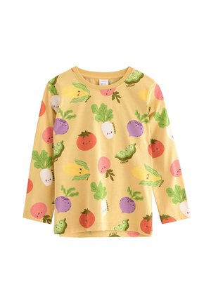 Langærmet T-shirt - dusty yellow
