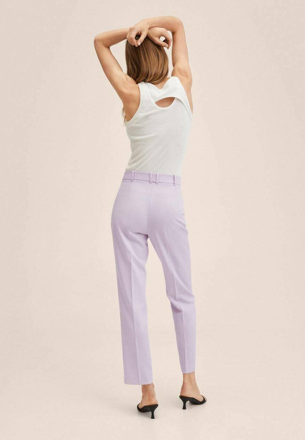 Mango BOREAL - Trousers - light pastel 