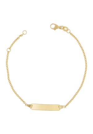 BÉBÉ BRACELET RUNDANKER , 18CM GRAVURPLATTE 1.9CM - Armband - gelbgoldfarben