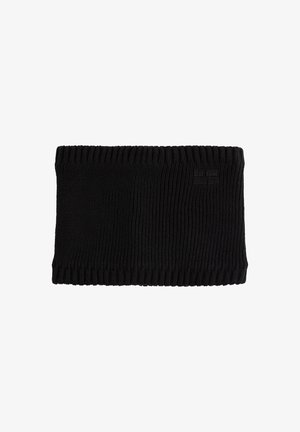 Căciulă tricotată neagră, cu nervuri, cu un mic logo "Blue Ridge" brodat pe o parte, concepută pentru vreme rece.