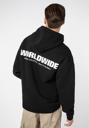 WORLDWIDE - Hoodie - black