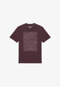 Niet geselecteerd, red brown