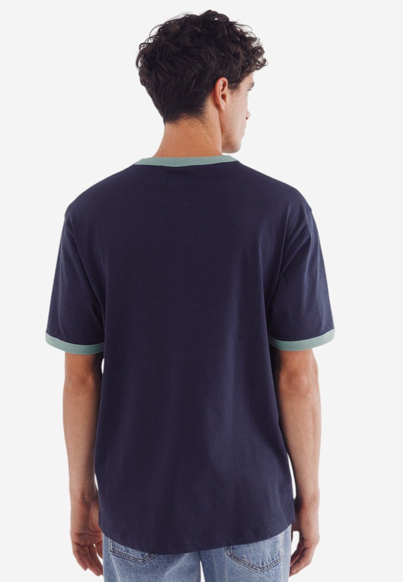 SPRINGFIELD Maglietta T-Shirt, Light Blue, XS Uomo