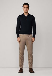 Hackett London ZIP - Stickad tröja - dark green