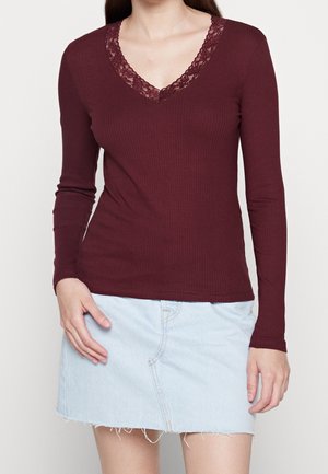 T-shirt à manches longues - dark red