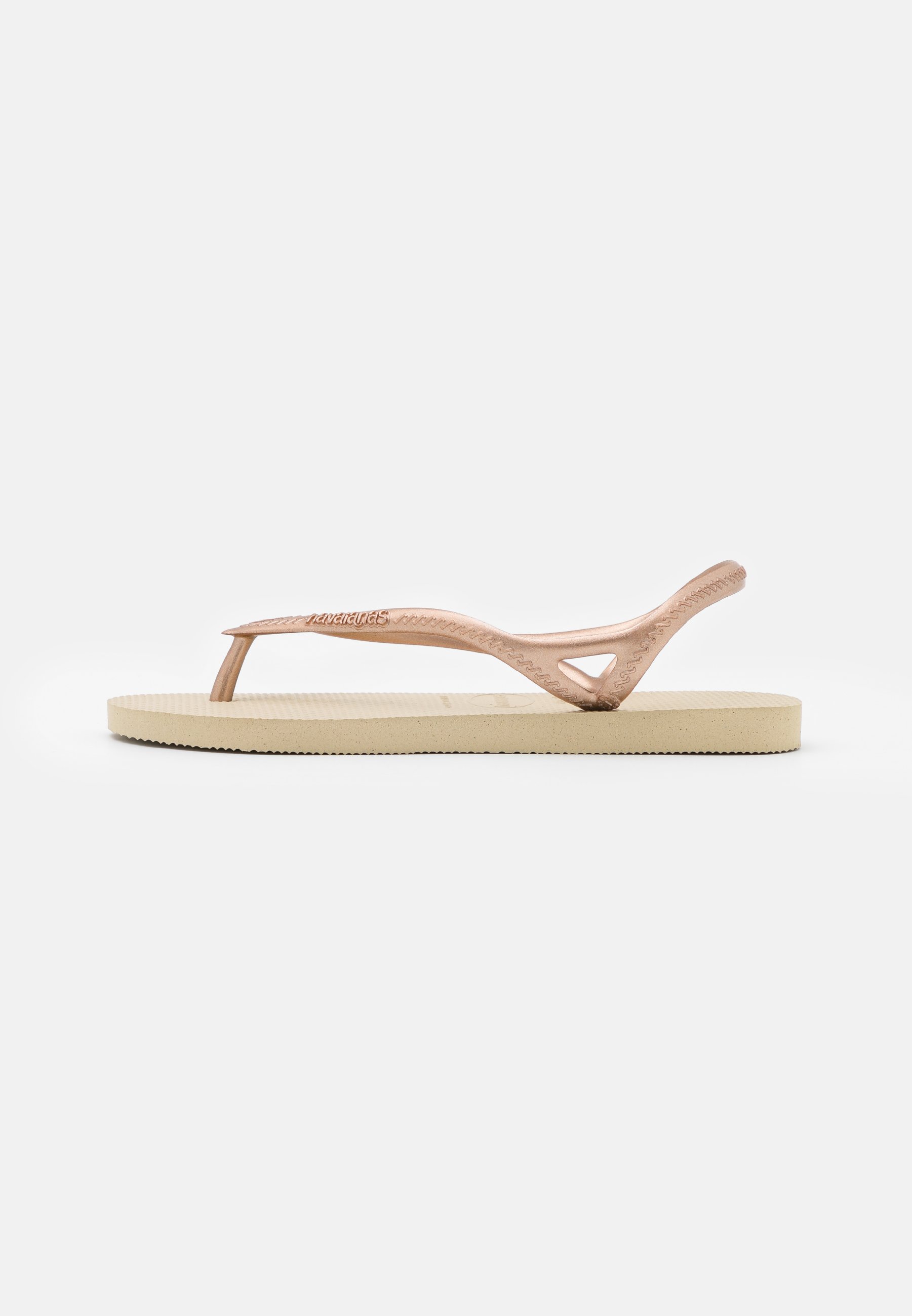 Havaianas SUNNY - Teenslippers - sand/grey/goudkleurig - Zalando.nl