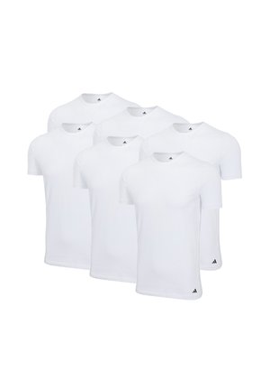 CREW NECK RUND AUSSCHNITT 6ER PACK - Unterhemd/-shirt - white