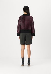 YAS YASLIVIANA  - Pulóver - black/raspberry rose