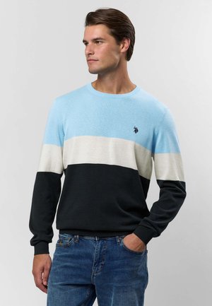 U.S. Polo Assn. UMRENE - Striktrøje - placid blue