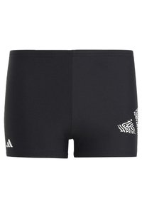 adidas Performance BAR LOGO  - Caleçon de bain - black   white