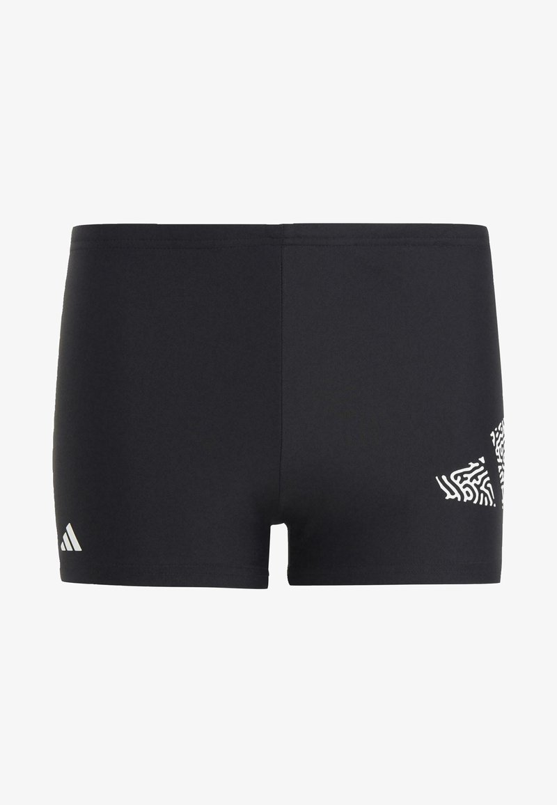 adidas Performance BAR LOGO - Caleçon de bain - black white