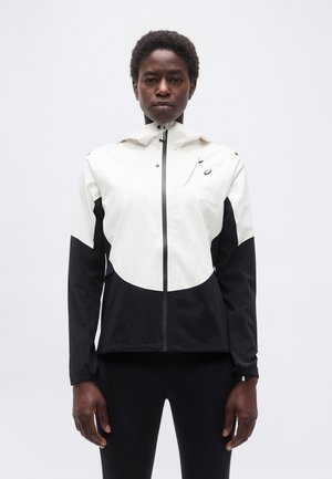 METARUN WATERPROOF JACKET - Veste de running - performance black/cream