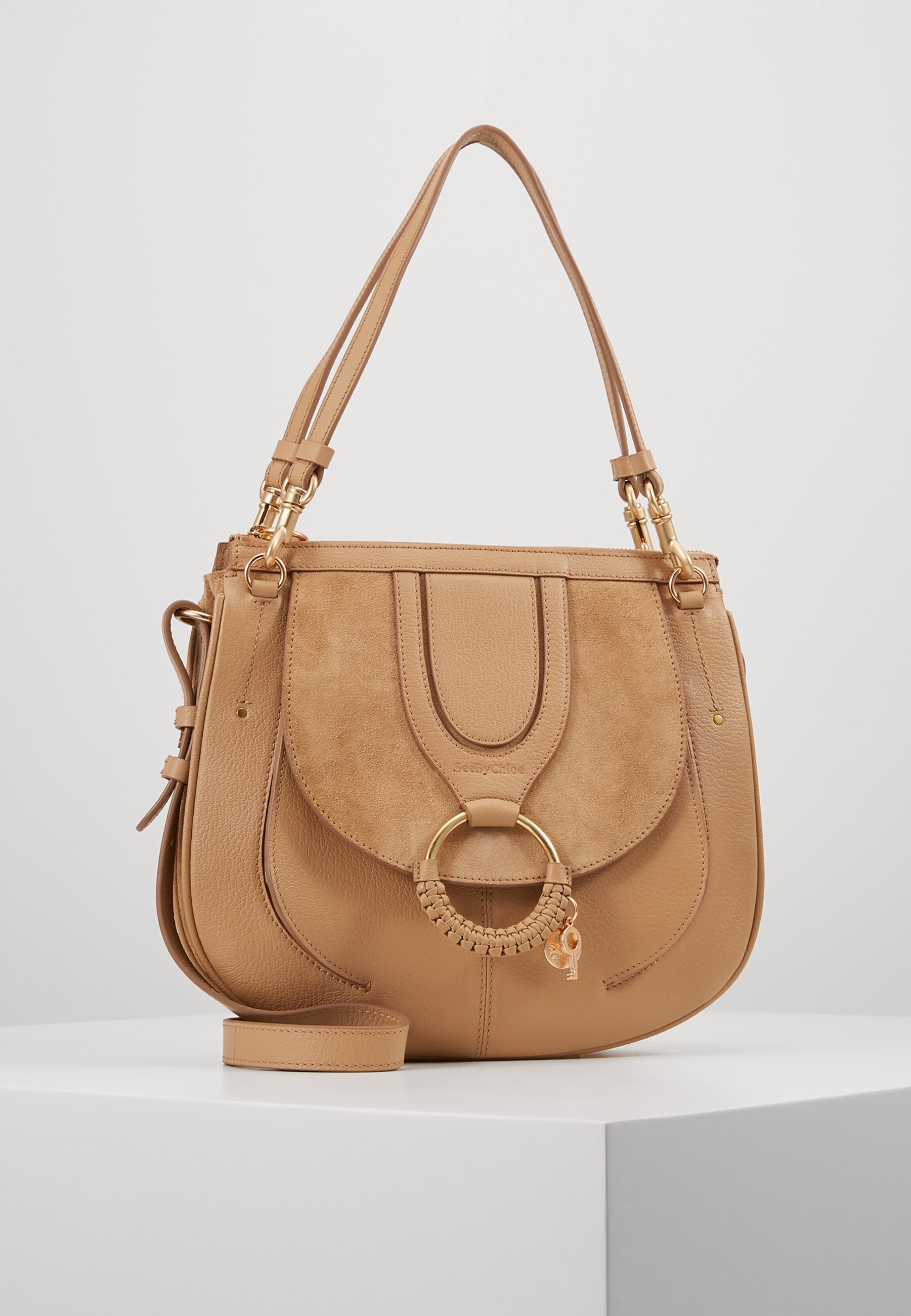 See by Chloé HANA SMALL Håndveske coconut brownlysebrun See by Chloé HANA SMALL Håndveske coconut brownlysebrun