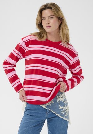 WINNY MULTISTRIPE - Bluză cu mânecă lungă - true red/pink stripes