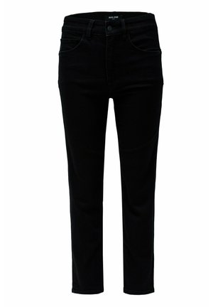 PUSH IN CROPPED SLIM - Vaqueros slim fit - schwarz