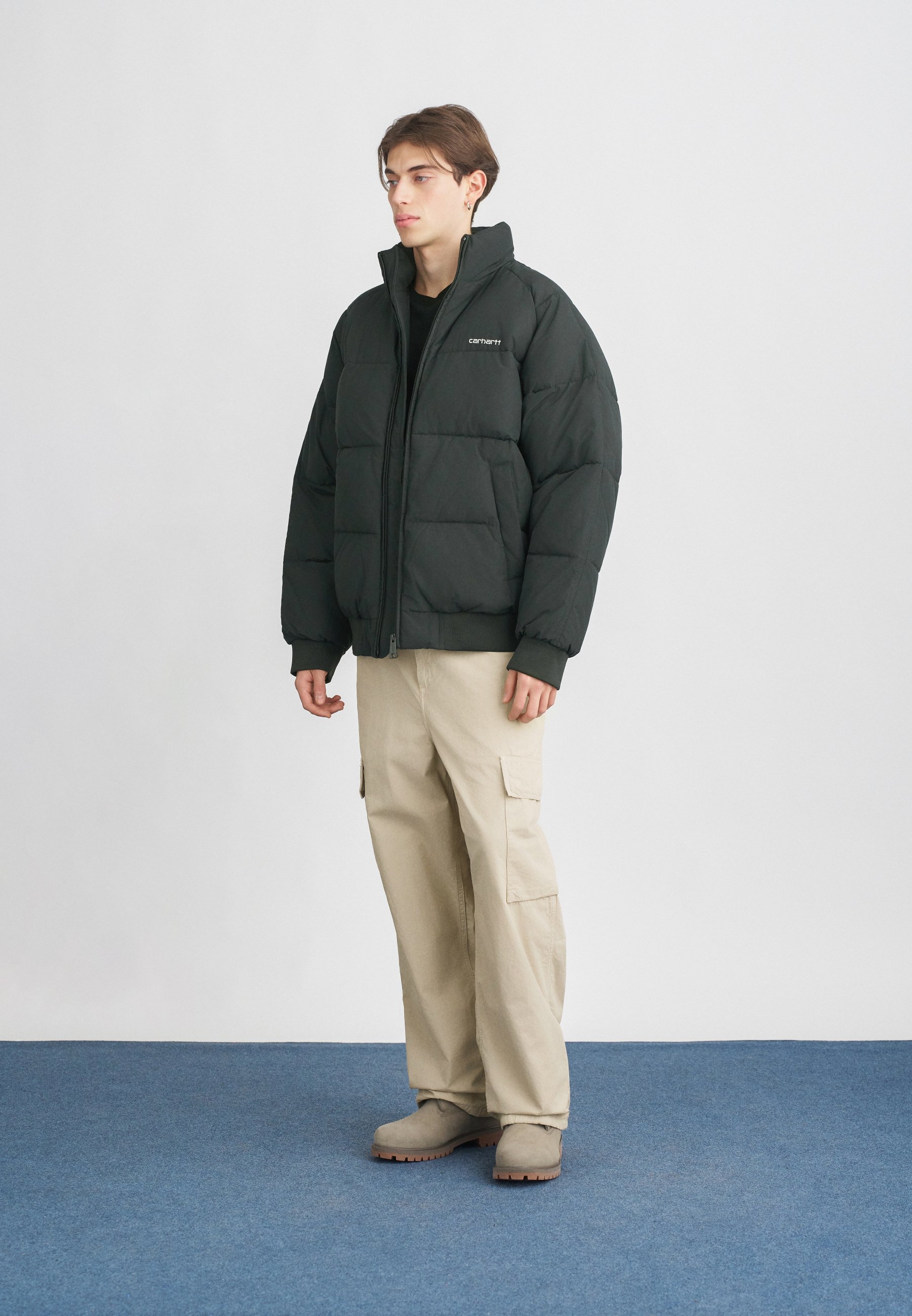 Carhartt WIP NEBRASKA JACKET - Chaqueta de invierno - black/white