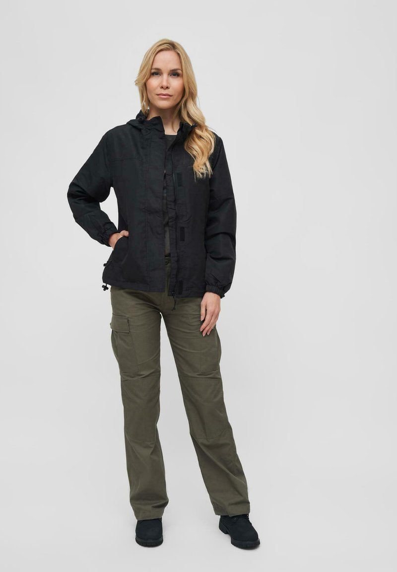 Damen Leichte Jacken | Brandit DAMEN FRONTZIP Windbreaker black/schwarz - KC46240 Damen Leichte Jacken | Brandit DAMEN FRONTZIP Windbreaker black/schwarz - KC46240