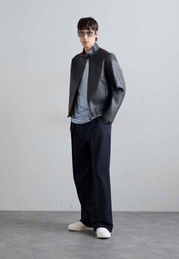 BLOUSON JACKET - Leather jacket2