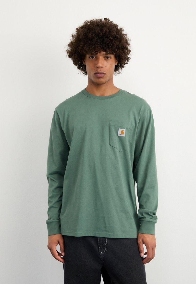 Carhartt WIP POCKET - Hosszú ujjú felső - duck green