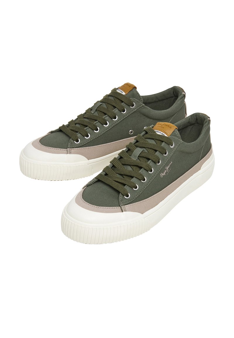 Pepe Jeans - BEN WASH - Tenisice - army green, Povećaj