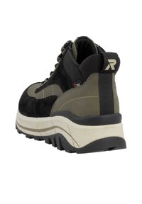 Rieker Sport Bottines à lacets - urbanschwarz khaki